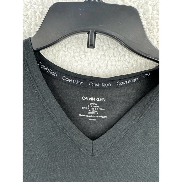 Calvin Klein Monogram Crew Neck T-Shirt Peacoat Mens Smaill - Picture 5 of 8